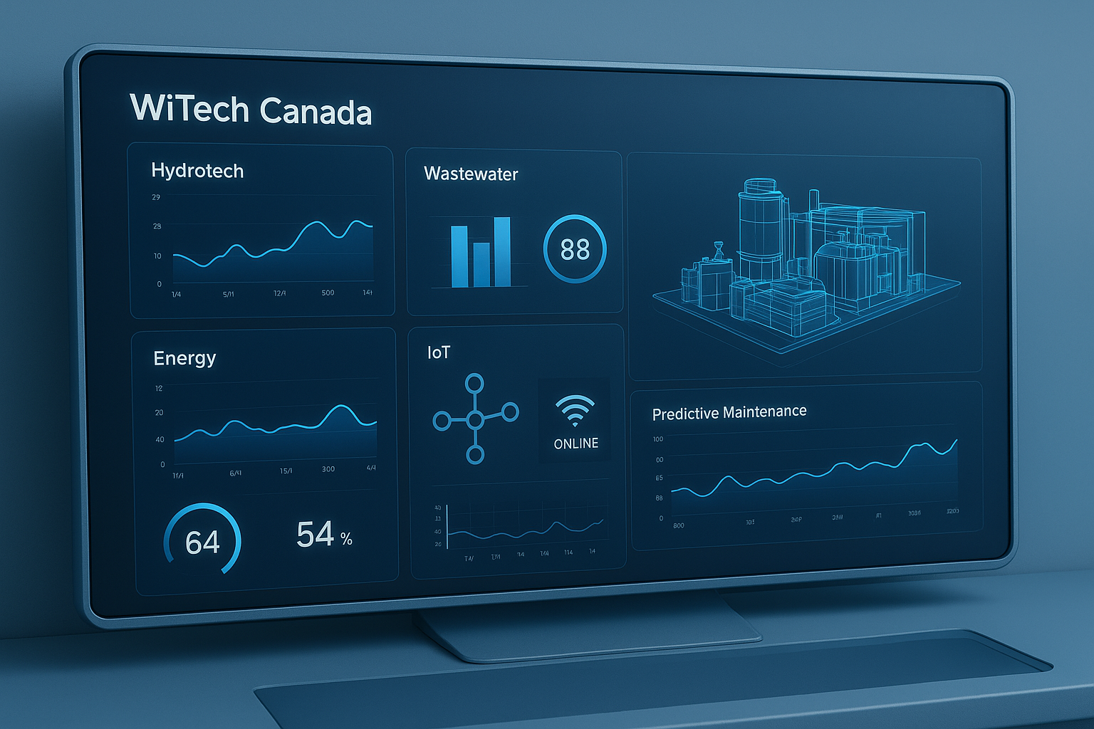 SCADA monitoring and digital twin interface